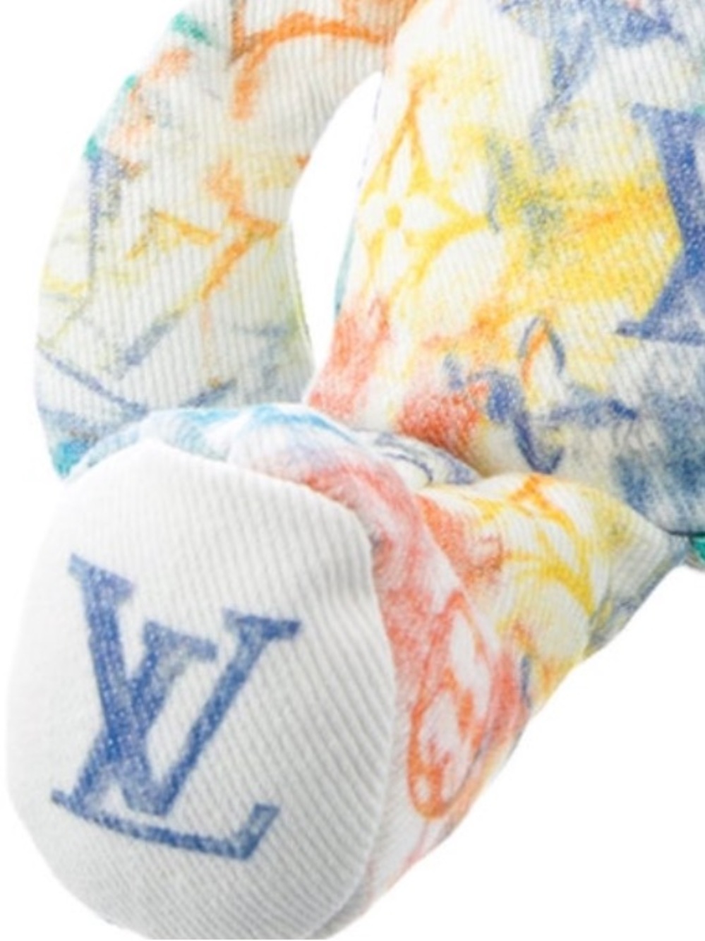 Limited Edition Louis Vuitton Virgil Abloh for UNICEF 2021 Monogram Doudou Bear - Picture 6 of 10